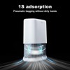JOYBOS Bathroom Trash Cans,Adsorption Garbage Can with Press Type Lid,10L