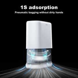 JOYBOS Bathroom Trash Cans,Adsorption Garbage Can with Press Type Lid,10L Dogproof Slim Plastic Narrow Trash Bin,3 Gallon Garbage Bin for Home,Office and Narrow Place