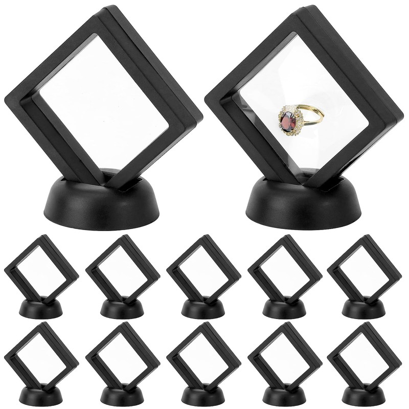QWORK® 12Pcs 7 * 7cm 3D Floating Display Frame, 3D