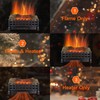Innoflame 21" Electric Fireplace Log Set, Fireplace Insert with Realistic