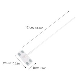 PACKOVE Detachable Long Handle Dust Mop with Face Towel Refill No Wash Floor Cleaning Mop for Home Use Electrostatic Dry and Wet Dust Removal Easy to Use for Hardwood Tile and Laminate