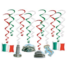 Italian Hanging Swirls (12 Pcs) - 1 Pack
