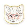 Cat Dish Plate | Small Ceramic Catchall Dish for Treats,