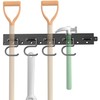 TORACK Plastic Wall Mounted Mop and Broom Holder, Garden Tools