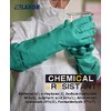 LANON - Guantes de nitrilo resistentes a los productos químicos,