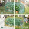 Aoodor 6 x 3 x 3 ft Mini Greenhouse with