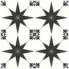 MORCART 8" x 8" Peel and Stick Floor Tile, 40 PCS Self-Adhesive DIY Vinyl Flooring for Renters, Removable and Waterproof Tile Sticker for Bathroom, Kitchen, Staircase (Black Stellar)