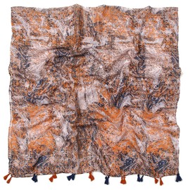 MAIRY Scarfs for Women Presents for Ladies Scarf Lightweight Scarves Warm Tassel Floral Pattern Shawls and Wraps,135