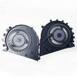 Fleshy Leaf CPU + GPU Cooling Fan Replacement for HP ZBook Studio G3 G4 HSTNN-C88C -C02C Series DFS501105PQ0T DFS501105PR0T 922945-001 840960-001 NS75C07-15C04 NS75C08-15C05 FGF9 FGFA