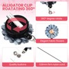 Boao 20 Pcs Retractable Flower Badge Holder with Alligator Clip