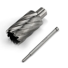 JESTUOUS Annular Cutter 3/4 Inch Weldon Shank 1-7/16 Cutting Diameter 2 Cutting Depth Slugger Bits HSS Kit for Magnetic Drill Press