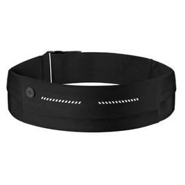 Running Belt Waist Pack, Lightweight Running Pouch Belt, Waterproof Running Waist Pack for Women Men, Adjustable Waist Packs, for Running, Exercising, Cycling & Outdoor Activities (Black)