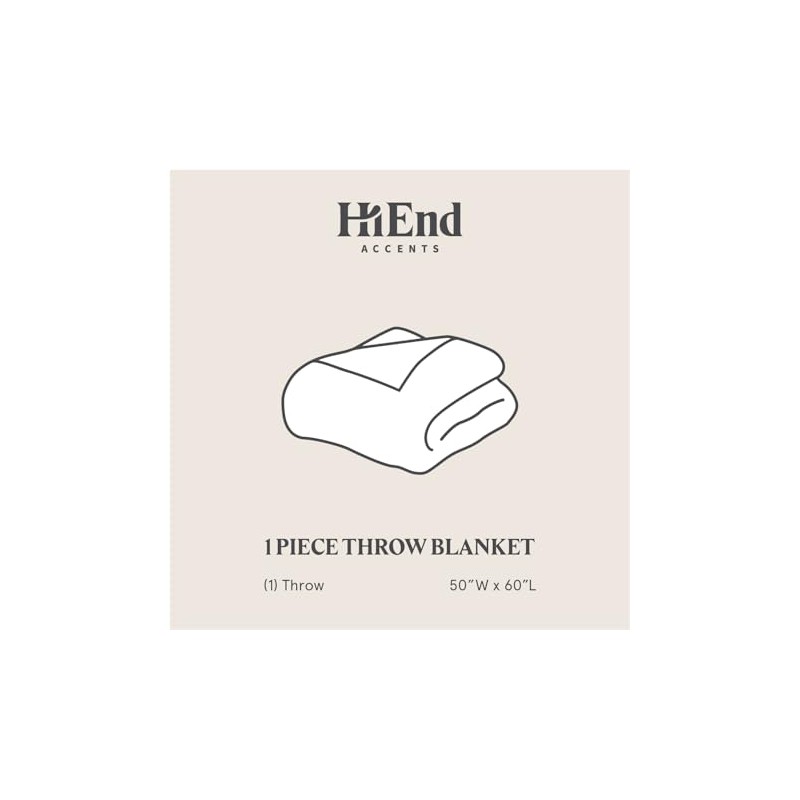 HiEnd Accents Shearling Southwest (Gris frío) Manta Azteca Suave, 127
