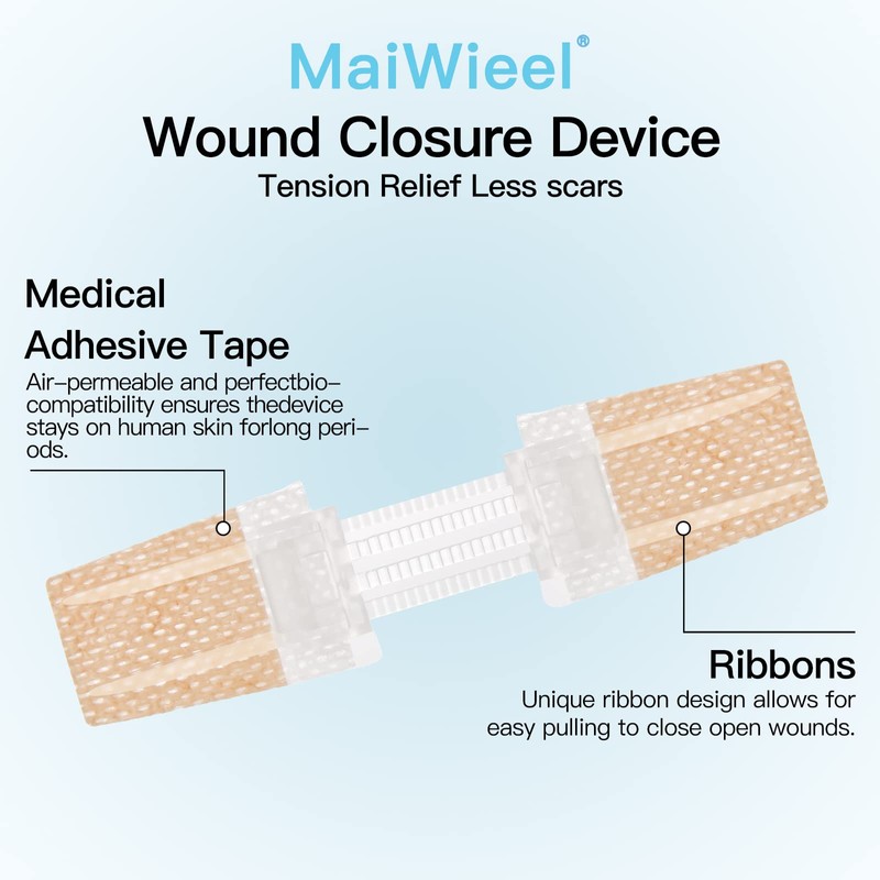 Zip Stitch Laceration Repair Without Stitches Butterfly Bandaids Quick Clot