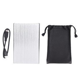 External Hard Drive Fast Data Transfer Easily Use Wide Compatibility Portable USB 3.0 HDD for OS XSilver 1TB