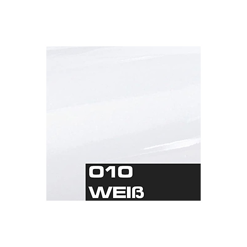 Static Aufkleber Hologramm Autoaufkleber Tuningsticker Regenbogenfarben Sticker Oilslick Weiß, 55