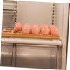 Ciieeo 12holes Wooden Rack Kitchen Countertop Tray for Storing Fresh