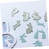 VILLFUL 2 Set Mini Rabbit Carbon Steel Cutting Dies for
