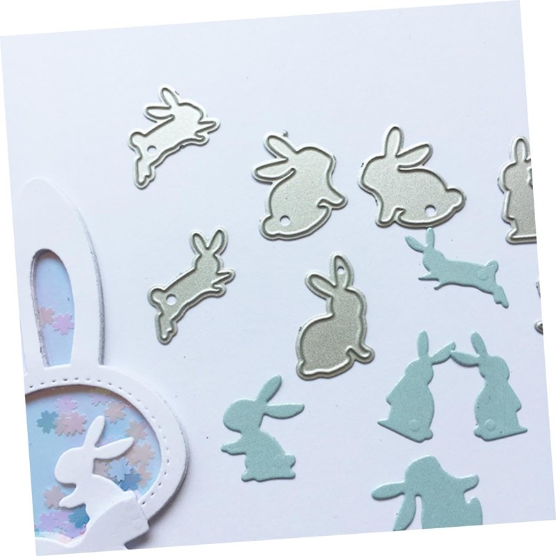 VILLFUL 2 Set Mini Rabbit Carbon Steel Cutting Dies for