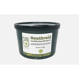 Pure O Neatbraid Conditioning Shining Gel  64oz (4 LBS)