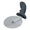 Genware NEV-05-996 Pizza Cutter, Stainless Steel, 4", Wheel/Plastic Handle