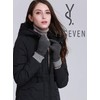 YISEVEN Women’s Winter Lambskin Suede Leather Gloves with Knit Cuffs