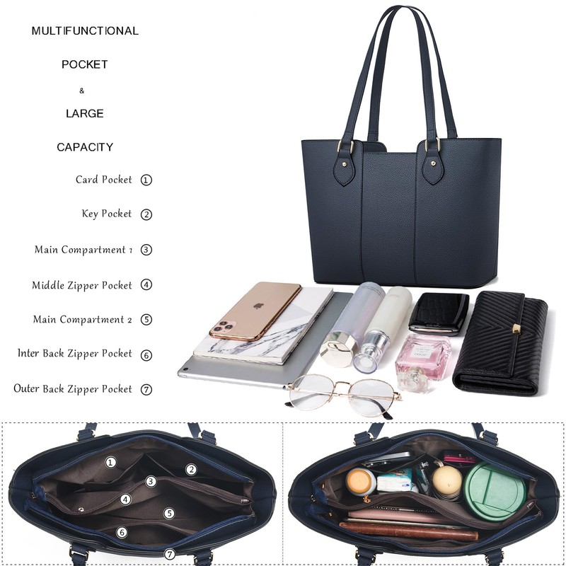 CHICAROUSAL Tote Bag for Women Large Handbags and Purses for