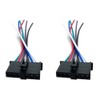 2pcs Rear Tail Light Wiring Harness Connector Plug for Ford