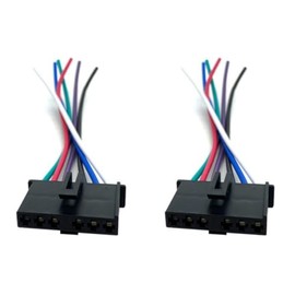 2pcs Rear Tail Light Wiring Harness Connector Plug for Ford Transit MK6 MK7