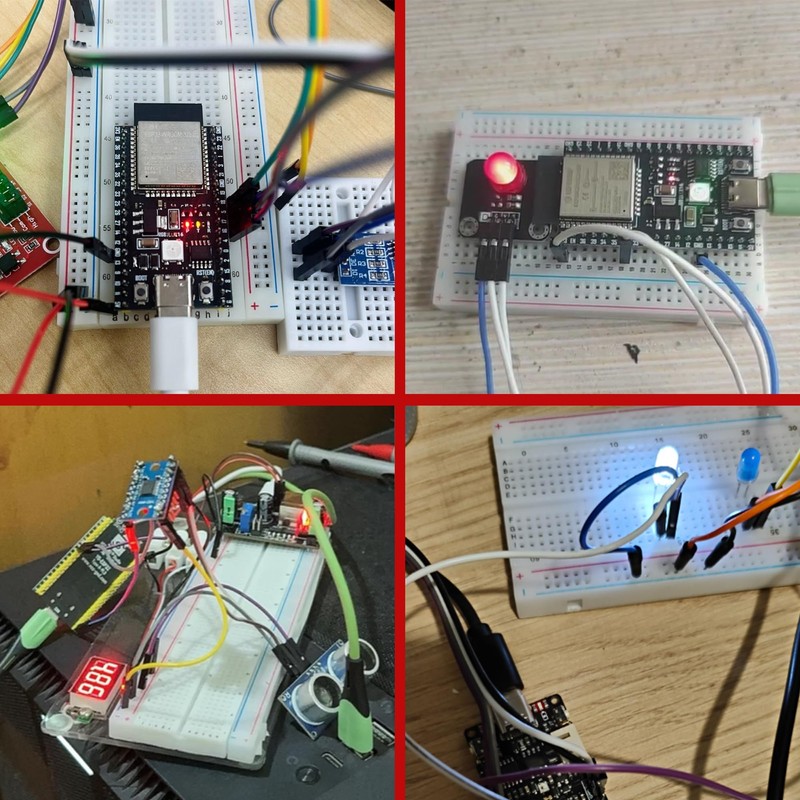 SDATEKIT 2Pcs ESP32-DevKitC-32E Development Board for IoT Smart Home/Industrial Control,