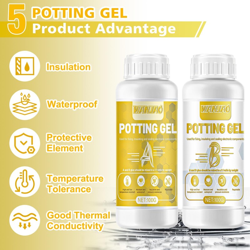 WANJAO Conformal Coating for Electronics, Electrical Potting Compound, Epoxy Resin