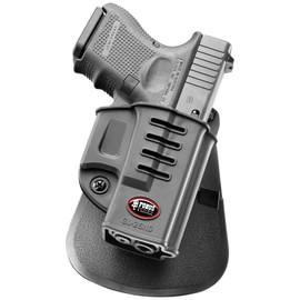 Fobus GL26NDLH Concealed Carry OWB Paddle Holster for Glock 26 and 27 (Gen 1-4), Left Handed