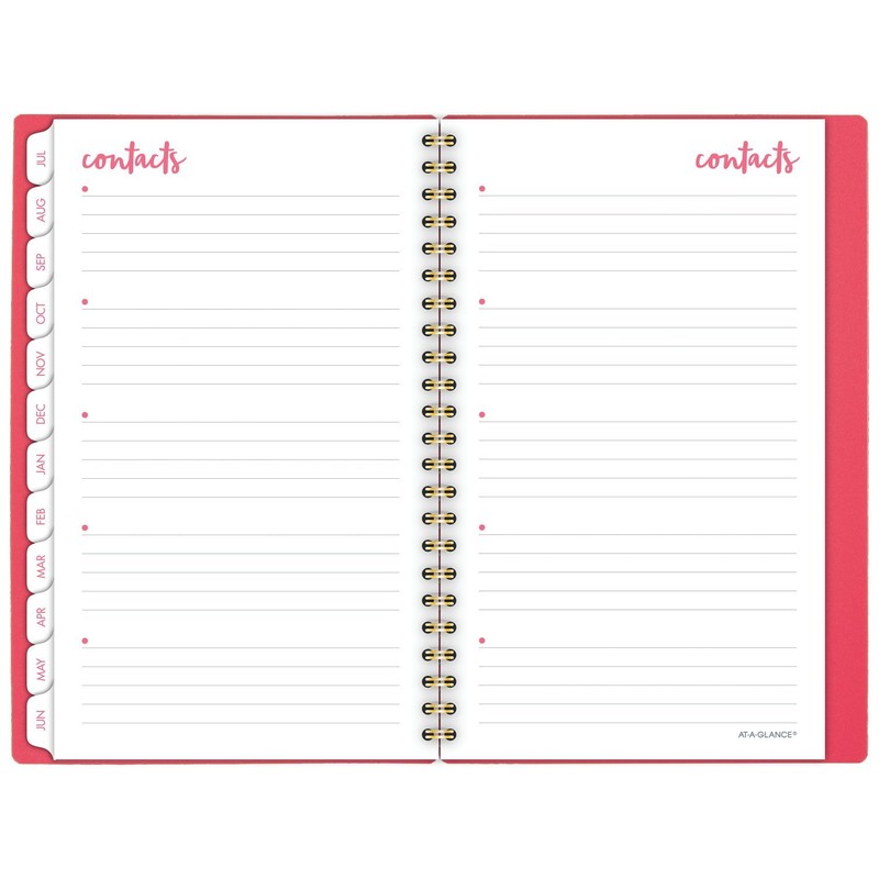 AT-A-GLANCE Planificador académico semanal/mensual, julio 2018 junio 2019, 4-7/8" x