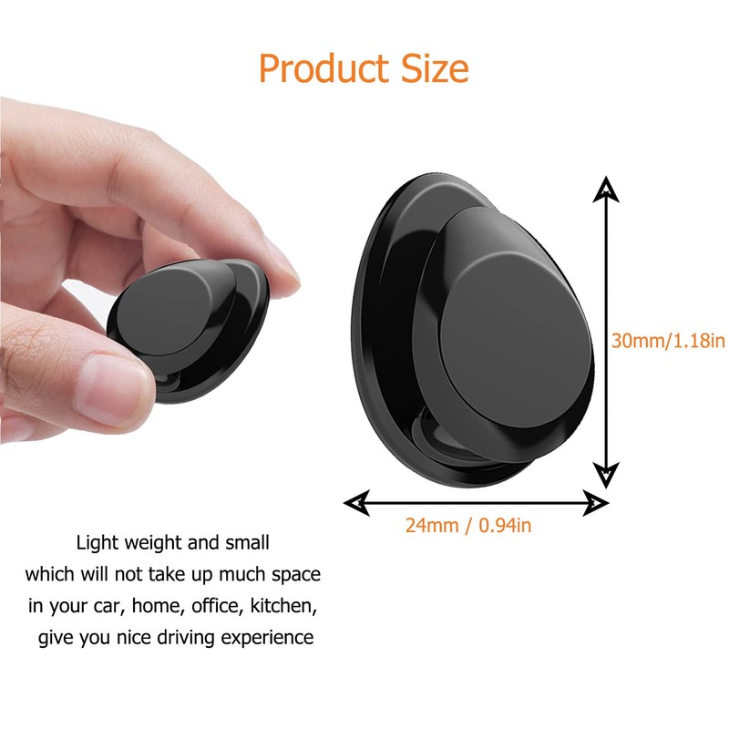 Yuentoen Car Mini Hooks, Auto Adhesive ABS Strong Adhesion Car