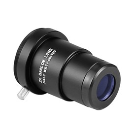 Celticbird 1.25 Inch Fully Multi-Coated Metal Barlow Lens 2X, with M42 Thread Camera Connect Interface - for Telescope Eyepiece