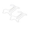 100pcs Dog Shaped Paper Clips Slip Resistance Exquisite Cute Paper