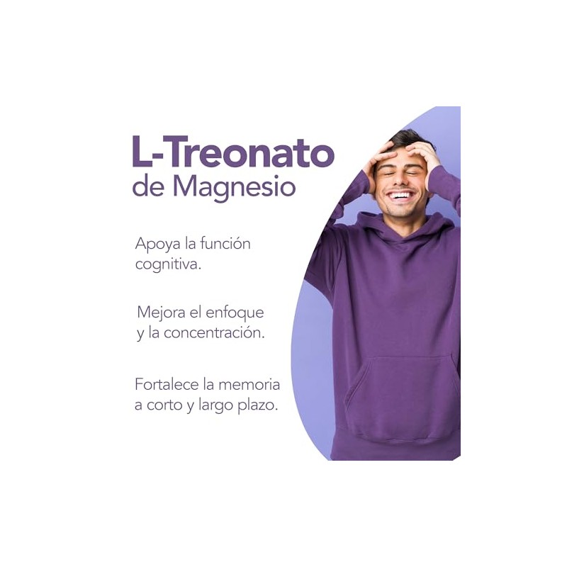 Magnesio Treonato Natgel Omega Alta Absorcion Apoyo Cognitivo Relajacion Suplemento