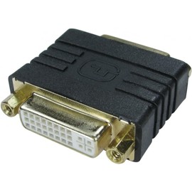 rhinocables - DVI-I Dual Link Coupler | Female Gender Changer Adapter | Gold Flashed Contacts for Durability | Connects Monitors, Projectors, HDTVs | Easy Installation