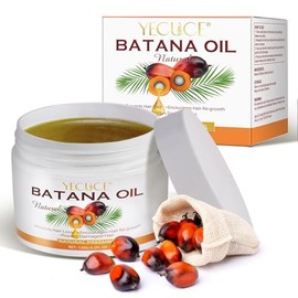 Raw Batana Oil for Hair Growth, Miracle Oil from Honduras Reduce Hair Loss and Split Ends, Repair Damaged Hair and Scalp and Enhance Hair Strength for Men & Women - 4.2 OZ