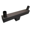 LEDMO Square Double Bullhorn Tenon Adaptor, 2 3/8 in Top