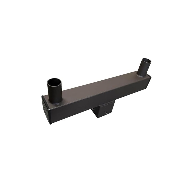 LEDMO Square Double Bullhorn Tenon Adaptor, 2 3/8 in Top