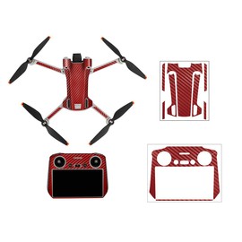 Drone Stickers Set Waterproof Skins Sticker Compatible for DJI Mini 3 Pro Drone and Remote Control 3D Pattern Stickers Protection Accessories