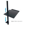 Zonadah - Clamp-on rack tablet holder, microphone stand shelf, 20