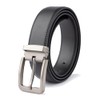 GRADE Men's Business Belt, Genuine Leather, 47.2 inches (120 cm),