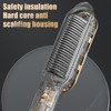 LED Hair Straightening Brush Negative Ion Adjustable Temperature Automatic Straight