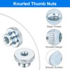 sourcing map Knurled Thumb Nuts, 30Pcs M6 x 20 x