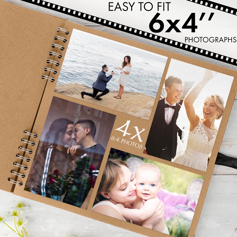 Bstorify Large Scrapbook, 11 x 11 inch, 40 Sheets (80