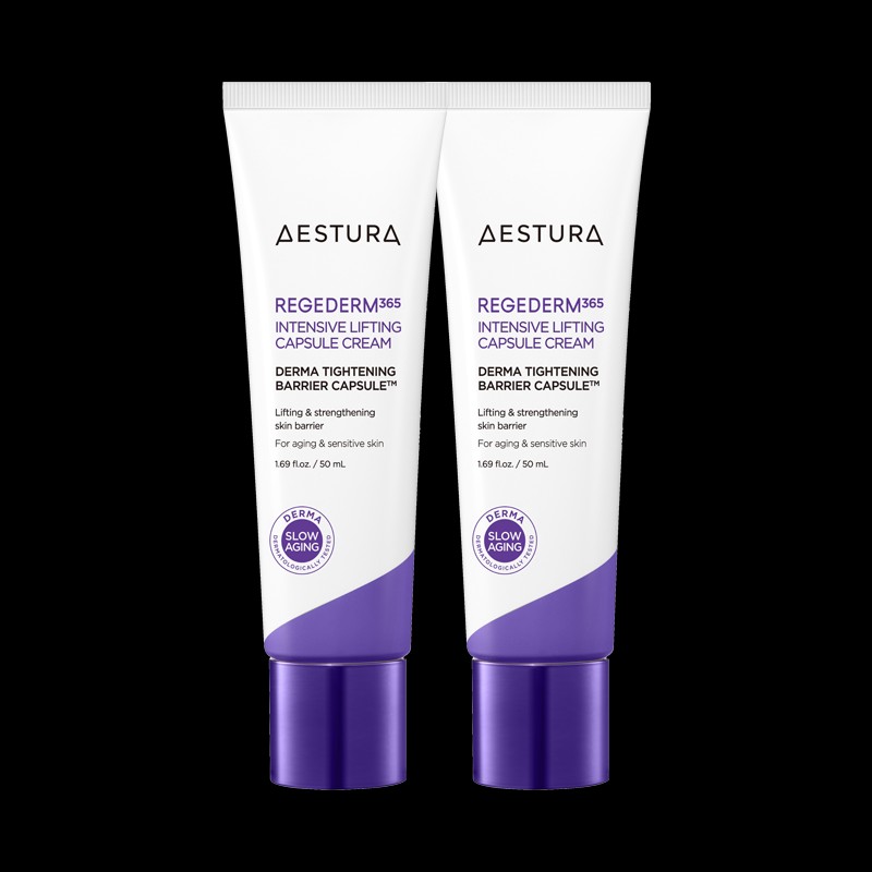 Astra [에스트라][더블] 리제덤365 밀도탄력 캡슐크림 50ml*2개 [Astra][Double] Regiderm 365 Density
