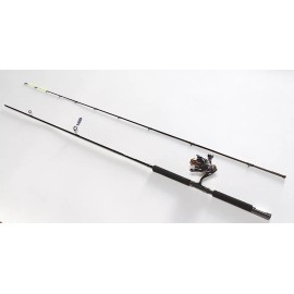 AMERICAN SPIRIT Pro Graphite Crappie Spinning Combo 12' 2PC/ 6 BB Reel Size 1000