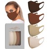 VIRTUE CODE Second Skin Cloth Face Mask Pack. 4 Buttery